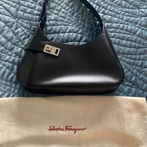 Salvatore Ferragamo vintage leather handbag